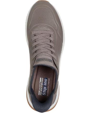 SKECHERS 118424 SLIP-INS TAUPE TAUPE