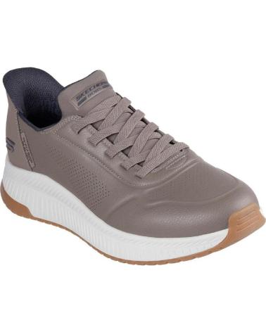 SKECHERS 118424 SLIP-INS TAUPE TAUPE