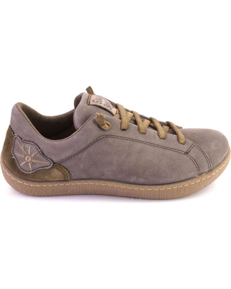 SNEAKERS CASUAL SUNNI SABBI NANTAI NUBUK TORTORA TAUPE