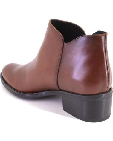 BOTTINES BARMINTON 13050 EN CUIR COULEUR CUIR CUERO