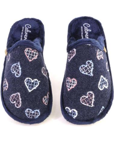 CABRERA 2473 NAVY BLUE SLIPPERS AZUL MARINO