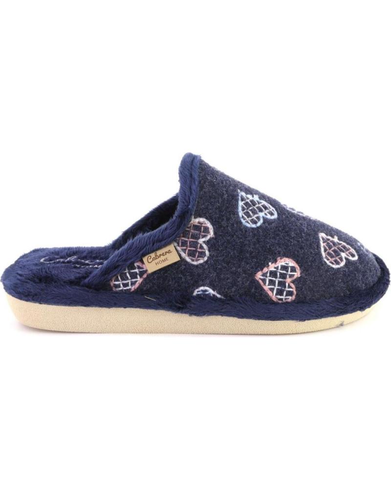 CABRERA 2473 NAVY BLUE SLIPPERS AZUL MARINO