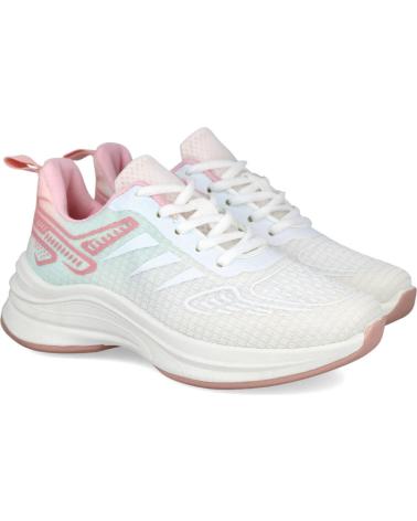 L&R SHOES FZ060 WHITE PINK SNEAKERS BLANCO ROSA