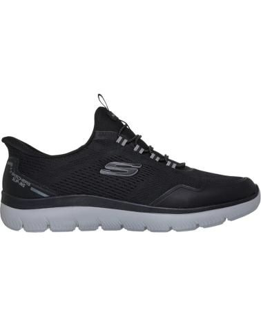 SKECHERS SLIP-INS SUMMITS CINZENTO PRETO NEGRO
