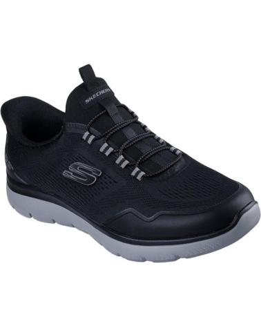 SKECHERS SLIP-INS SUMMITS CINZENTO PRETO NEGRO