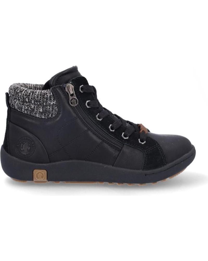 CORONEL TAPIOCCA BOTTINES PLATES T701 NOIRES NEGRO