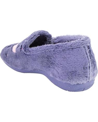 CABRERA 4503 BLUE HOUSE SLIPPERS WITH MOON AND STARS DESIGN AZUL