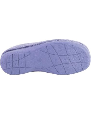 CABRERA 4503 BLUE HOUSE SLIPPERS WITH MOON AND STARS DESIGN AZUL