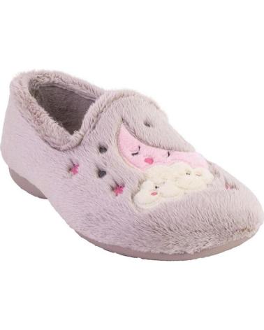 CABRERA 4503 TAUPE HOUSE SLIPPERS WITH MOON AND STARS DESIGN TAUPE