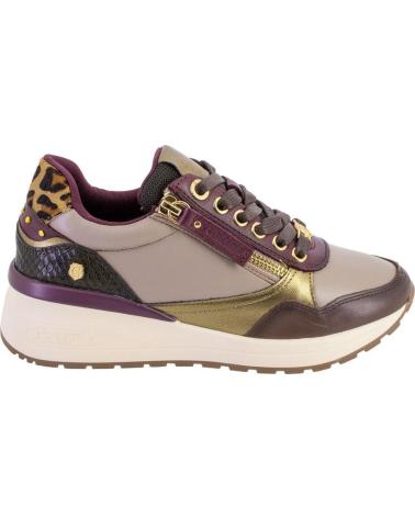 SNEAKERS CASUAL CARMELA 162442 IN PELLE BORDEAUX BURDEOS