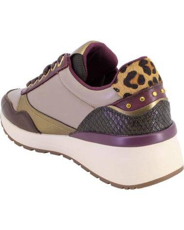 SNEAKERS CASUAL CARMELA 162442 IN PELLE BORDEAUX BURDEOS