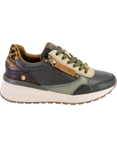 SNEAKERS CASUAL CARMELA 162442 IN PELLE KAKI KAKI