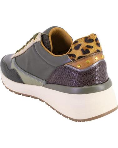 SNEAKERS CASUAL CARMELA 162442 IN PELLE KAKI KAKI