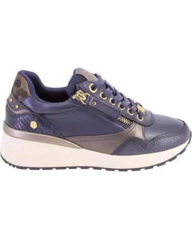 SNEAKERS CASUAL CARMELA 162442 IN PELLE BLU NAVY AZUL MARINO