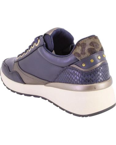 SNEAKERS CASUAL CARMELA 162442 IN PELLE BLU NAVY AZUL MARINO