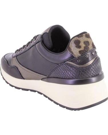 FREIZEIT-SNEAKER CARMELA 162442 LEDER SCHWARZ MIT KONTRASTDETAILS NEGRO