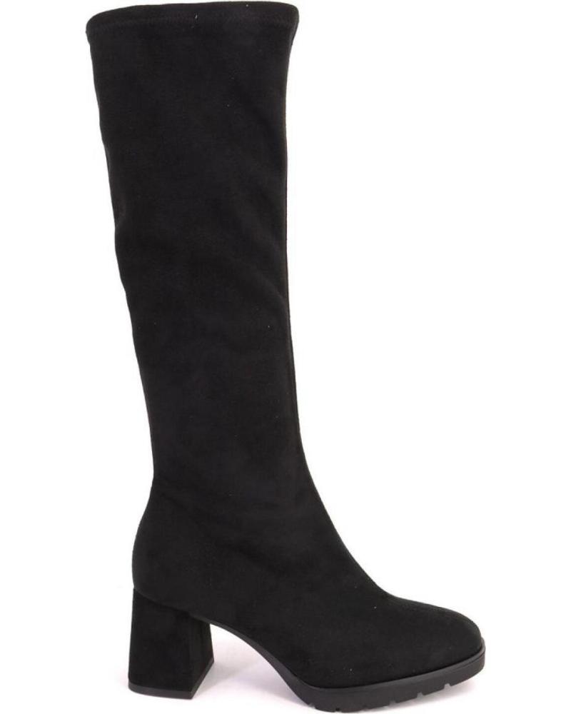 DANIELA VEGA 1882 HIGH BOOTS WITH BLOCK HEEL BLACK NEGRO