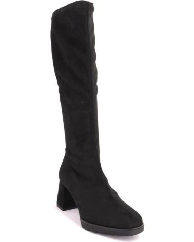 DANIELA VEGA 1882 HIGH BOOTS WITH BLOCK HEEL BLACK NEGRO