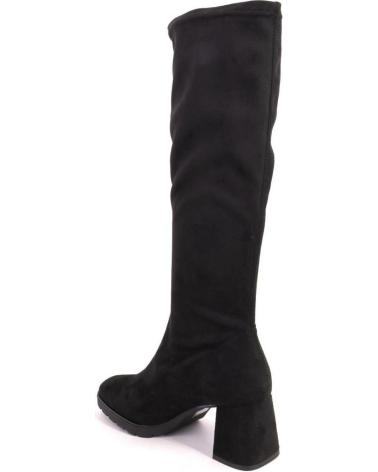 DANIELA VEGA 1882 HIGH BOOTS WITH BLOCK HEEL BLACK NEGRO
