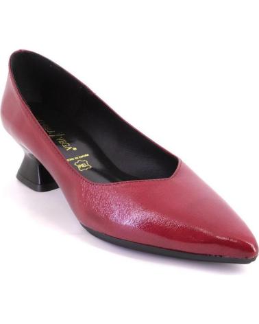 DANIELA VEGA 2333 LOW GEOMETRIC HEEL PUMPS BORDEAUX BURDEOS