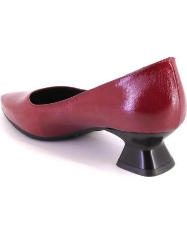 DANIELA VEGA 2333 LOW GEOMETRIC HEEL PUMPS BORDEAUX BURDEOS