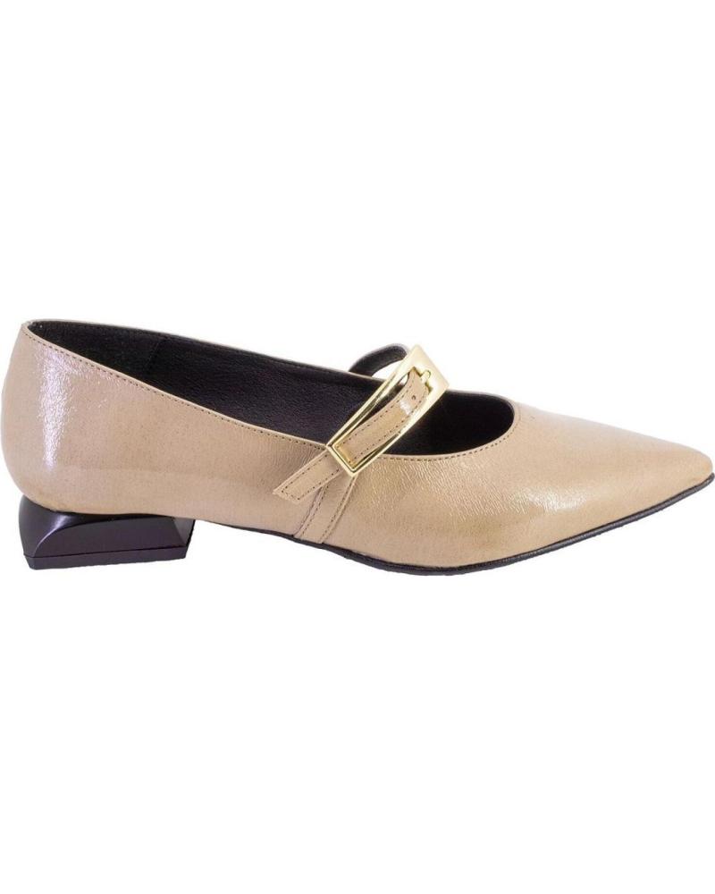 DANIELA VEGA 2718 TAUPE MARY JANE FLAT SHOE TAUPE