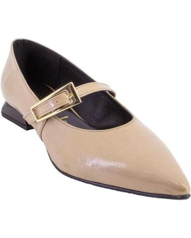 DANIELA VEGA 2718 TAUPE MARY JANE FLAT SHOE TAUPE