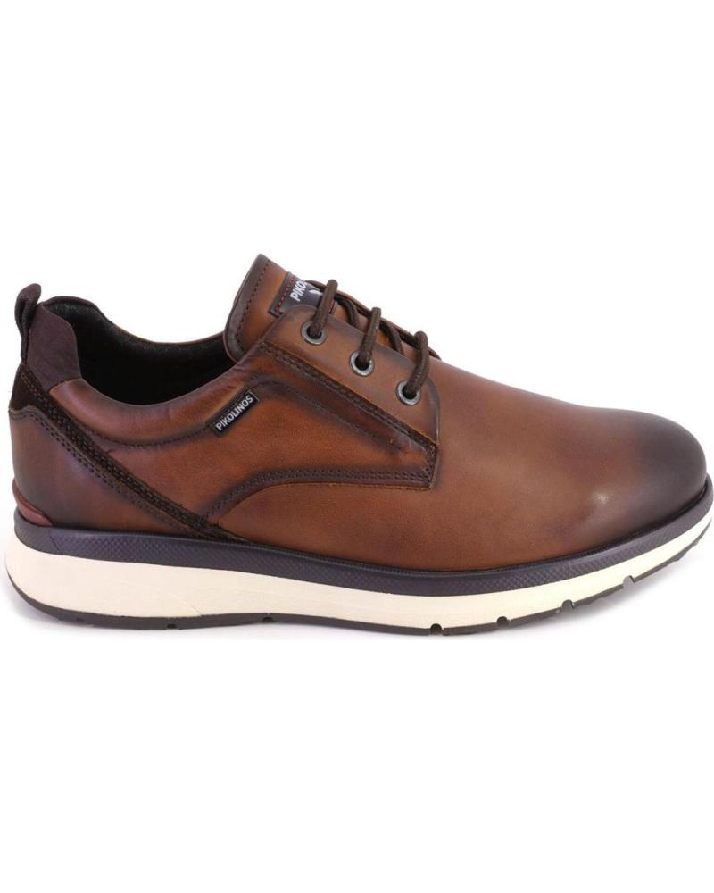 PIKOLINOS 4153C3 LEATHER LACE-UP SHOES CUERO