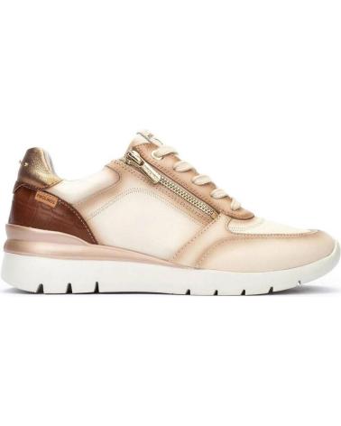 PIKOLINOS 6524 ICE COLOR LEATHER SNEAKER HIELO