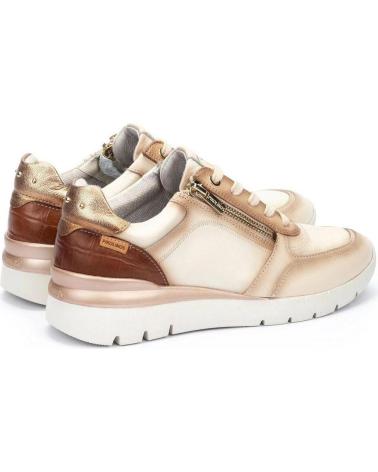 PIKOLINOS 6524 ICE COLOR LEATHER SNEAKER HIELO