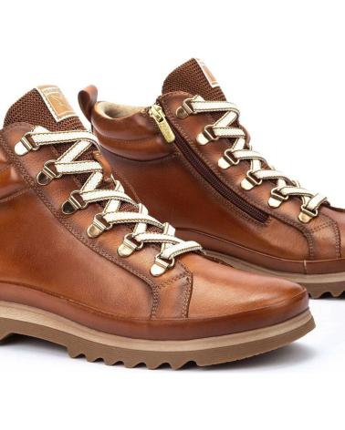 PIKOLINOS 8564 LEDER-STIEFELETTEN FARBE COGNAC CUERO