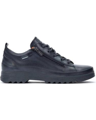 PIKOLINOS 6979 BLUE LEATHER LACE-UP SHOES AZUL