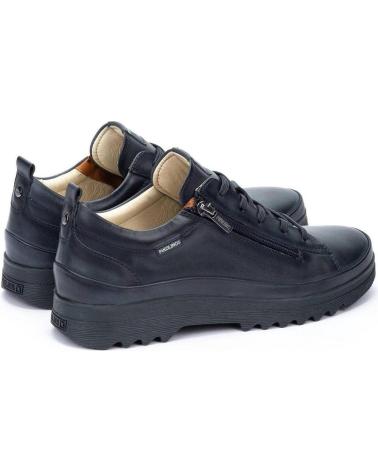 PIKOLINOS 6979 BLUE LEATHER LACE-UP SHOES AZUL