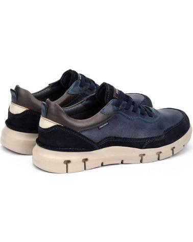 PIKOLINOS 4287C1 NAVY BLUE LEATHER CASUAL SNEAKERS AZUL MARINO