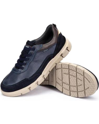 PIKOLINOS 4287C1 NAVY BLUE LEATHER CASUAL SNEAKERS AZUL MARINO