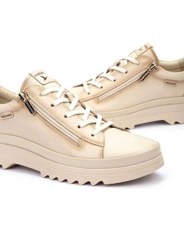 PIKOLINOS 6979 ICE LEATHER LACE-UP SHOES HIELO