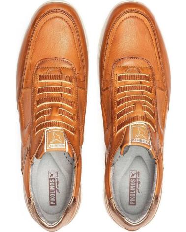 PIKOLINOS 6731 LEDER-SNEAKER FARBE COGNAC CUERO