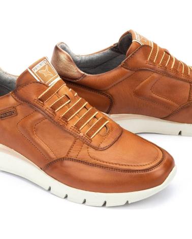 PIKOLINOS 6731 LEDER-SNEAKER FARBE COGNAC CUERO