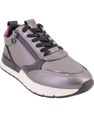 TAMARIS 23732-25 LEAD LEATHER SNEAKERS PLOMO