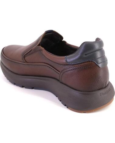 FLUCHOS F2064 BROWN LEATHER LOAFERS MARRON