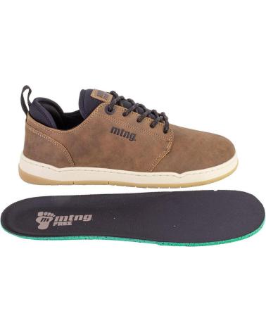 SNEAKERS MTNG MUSTANG 84804 IN PELLE MARRONE DA UOMO CUERO