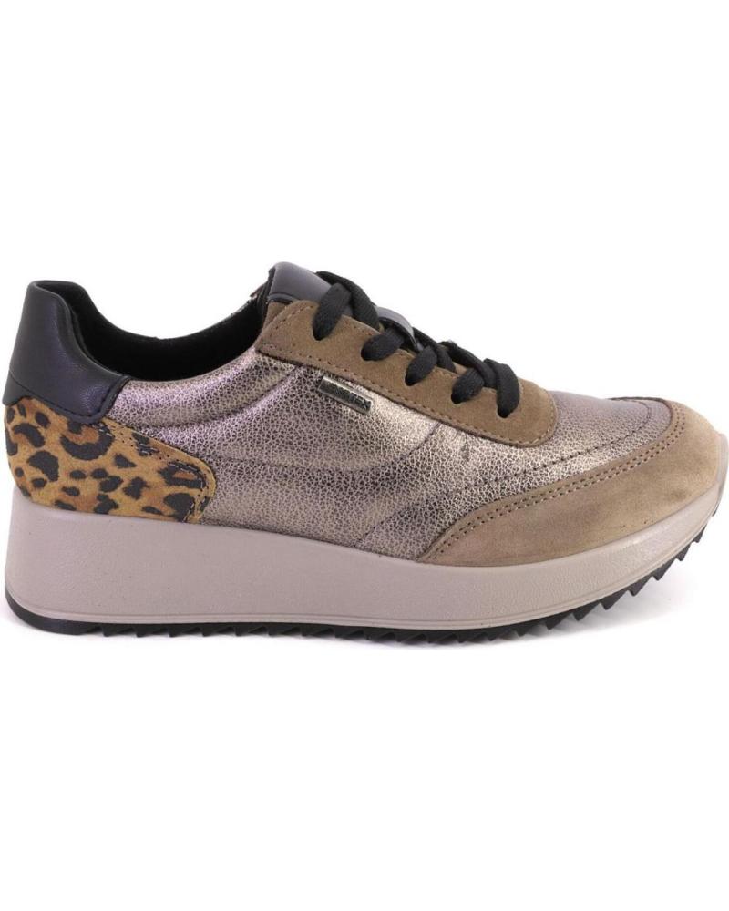 IMAC 858248 FREIZEIT-SNEAKER AUS TAUPE-LEDER TAUPE