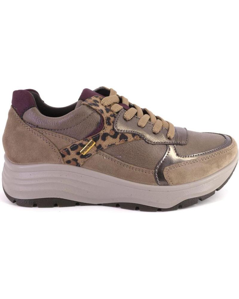 IMAC 856888 FREIZEIT-SNEAKER AUS TAUPE-LEDER TAUPE
