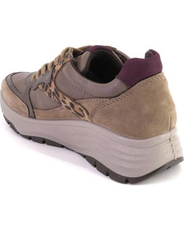 IMAC 856888 FREIZEIT-SNEAKER AUS TAUPE-LEDER TAUPE