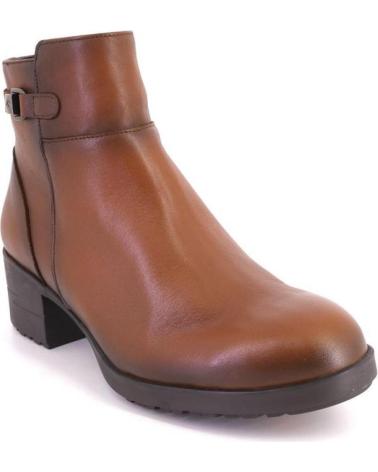 FLUCHOS F2240 LEATHER ANKLE BOOTS TAN CUERO