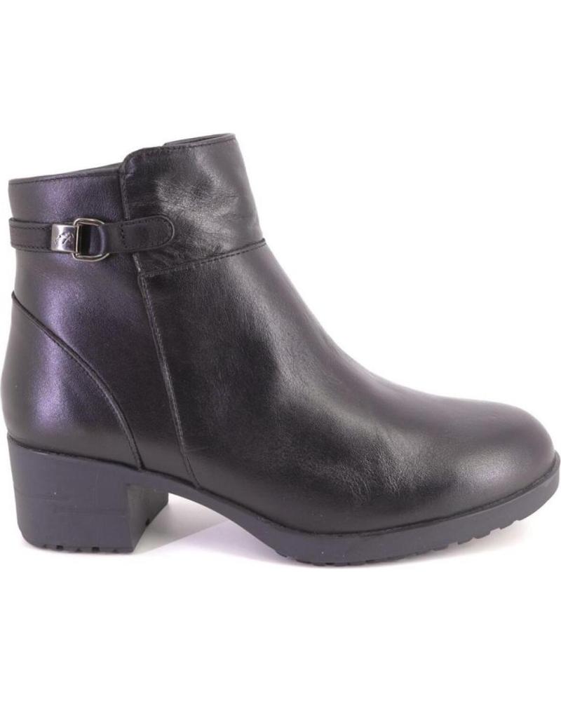 FLUCHOS F2240 LEDERSTIEFELETTEN SCHWARZ NEGRO