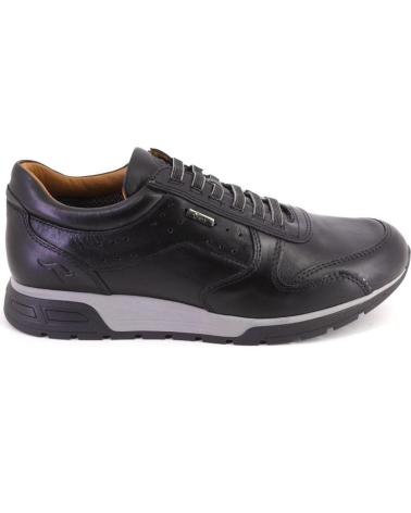 SCARPE DA GINNASTICA KANGAROOS 938 IN PELLE NERA NEGRO