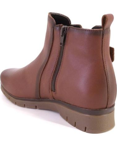 VALERIAS 2389 BOTTINES EN CUIR COULEUR COGNAC CUERO