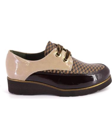 NIVAL ANGEL HEXÁGONO SCHNÜRSCHUHE BRAUN MARRON