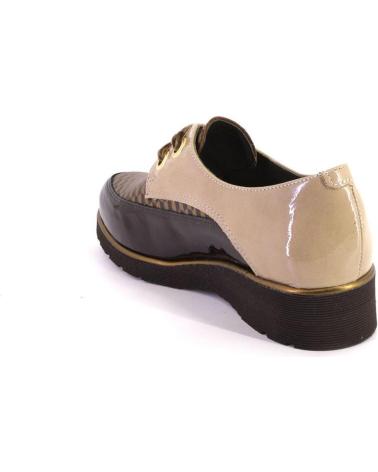 NIVAL ANGEL HEXÁGONO LACE-UP SHOES BROWN MARRON